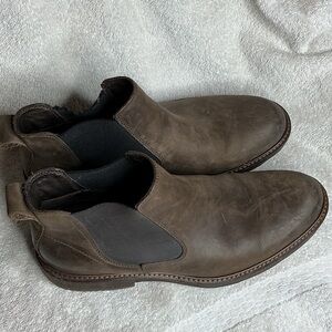 Ecco Dark Brown Leather Chelsea Boots